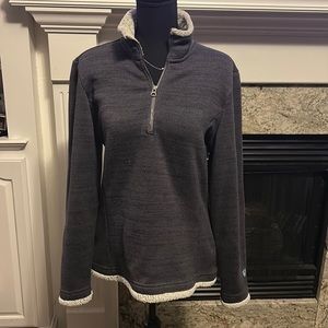 Gray Kuhl Quarter Zip Sweater
